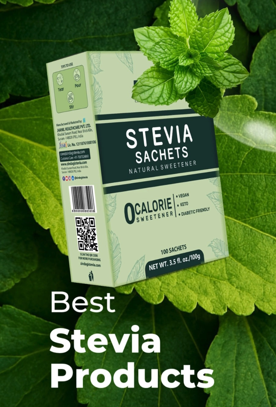 Stevia Zindagi sachet